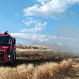 Mardin’de, 80 dönüm buğday ekili alan yandı