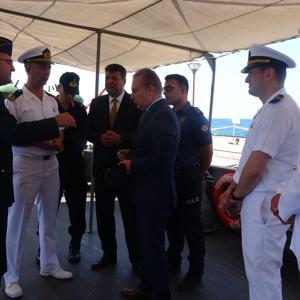 TCG Nusret Müze Gemisi Anamurda ziyarete açıldı