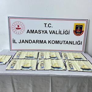 Amasya’da kağıda emdirilmiş uyuşturucu ele geçirildi:1 gözaltı