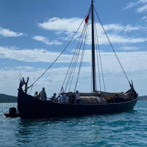 Viking yelkenlisi Saga Farmann Ayvalıkta
