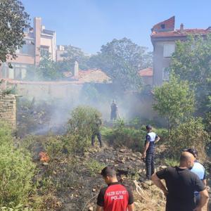 Edirne’de çocukların attığı maytap yangın çıkardı