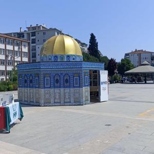 Kubbetü’s-Sahra maketi ziyarete açıldı