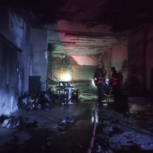 Mardin’de mobilya döşeme dükkanında yangın