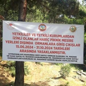 Osmaniye’de ormanlık alanlara girişler 31 Ekim’e kadar yasaklandı