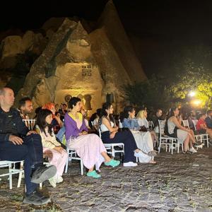 Kapadokyada, Türk ve Rus müzikleri ile konser verildi