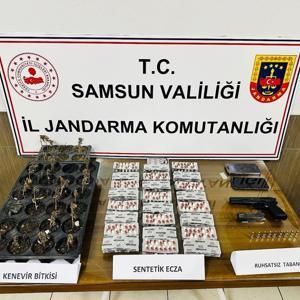 Samsunda uyuşturucu madde ticareti yapan 2 kişi gözaltına alındı