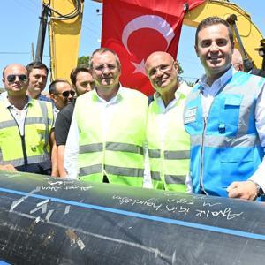Ayvalık Altınova İçme Suyu Terfi Hattının temeli törenle atıldı