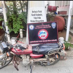 Çanakkale’den çalınan motosiklet, Edirne’de bulundu; 2 gözaltı