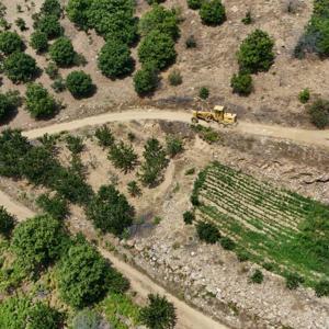 Aydında yol çalışmaları sürüyor