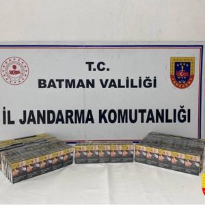 Batman’da 712 paket kaçak sigara ele geçirildi