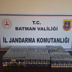 Batmanda 250 paket kaçak sigara ele geçirildi