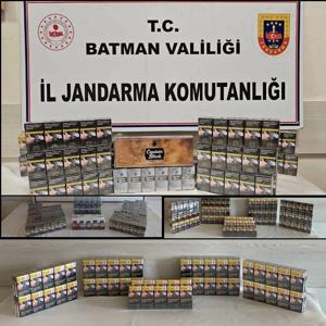 Batmanda 862 paket kaçak sigara ele geçirildi