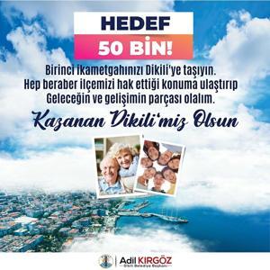 Dikilide Hedef 50 Bin kampanyası