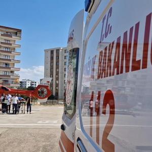 Ambulans helikopter, damdan düşen çocuk için havalandı