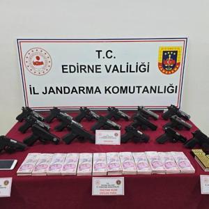 Edirne’de silah kaçakçılığı operasyonu; 1 gözaltı