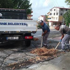 Canik’te sağanak yağışlara karşı önlem