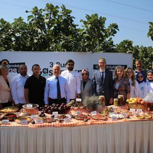 Bursa 3üncü Uluslararası Gastronomi Festivalinin lansmanı incir bahçesinde yapıldı