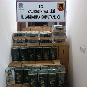 Balıkesirde 19 bin 500 litre sahte zeytinyağı ele geçirildi