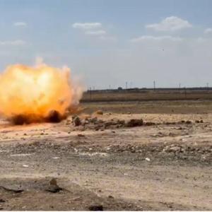 Mardin’de boş arazide bulunan mayın imha edildi