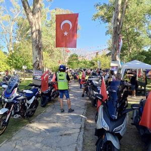 Burdurlu motosikletliler Muğlada festivale katıldı