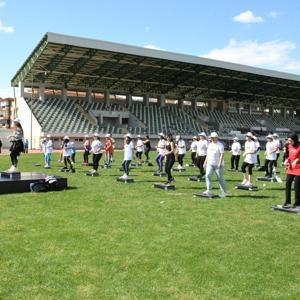 Amasyada zumba ve step festivali ile hareketli bir gün yaşandı