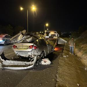 Direksiyon hakimiyetini kaybettiği otomobilden fırlayan sürücü öldü