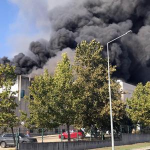 Tekirdağda fabrika yangını