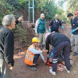 Bursada elektrik direğinden düşen işçi ağır yaralandı