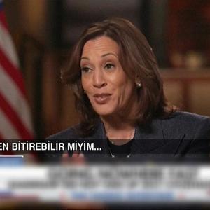 Kamala Harris kendisini en çok eleştiren TVye konuştu Dikkat çeken Biden açıklaması...