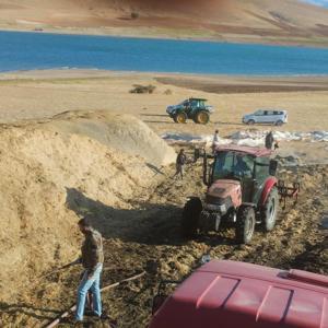 Çemişgezekte saman yığınında çıkan yangın söndürüldü