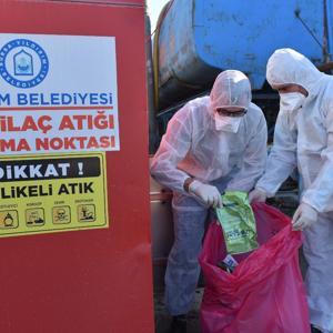 Bursa’nın Yıldırım ilçesinde 580 kilogram zirai ilaç atık kutusu toplandı