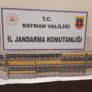 Batman’da 6 araçta kaçak sigara ele geçirildi