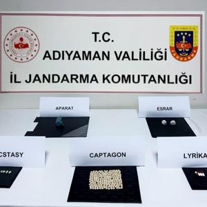 Adıyamanda uyuşturucu operasyonunda bir şüpheli yakalandı