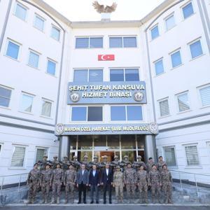 Mardin Valisi Tuncay Akkoyundan jandarma ve polise ziyaret