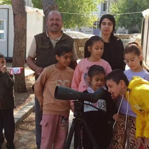 İslahiye’de öğrencilerden kuş gözlemi