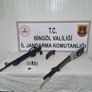 Bingöl’de ruhsatsız silah ve uyuşturucu operasyonunda 1 gözaltı