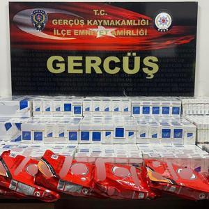 Gercüşte 1570 paket kaçak sigara ele geçirildi