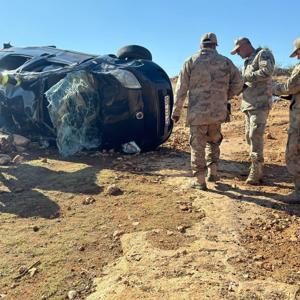 Hafif ticari araç, takla attı: 3 ölü, 1i bebek 5 yaralı