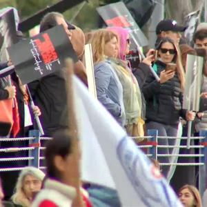 İstanbul - Kadıköyde Ataya Saygı Zinciri