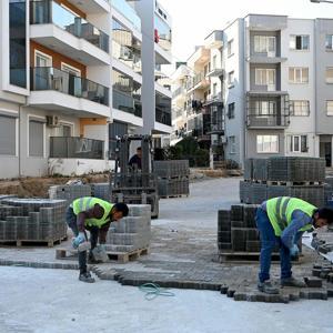 Kuşadası Belediyesinden yol yapım mesaisi