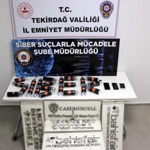 Kaldırımlara yasa dışı bahis sitelerinin isimlerini yazan 3 şüpheli tutuklandı