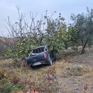 Mevsimlik işçileri taşıyan kamyonet ağaca çarptı: 1 ölü, 7 yaralandı