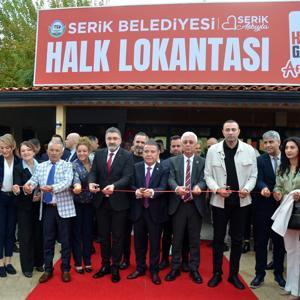 Serikte Halk Lokantası açıldı