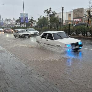 Bodrum’da sağanak etkili oldu