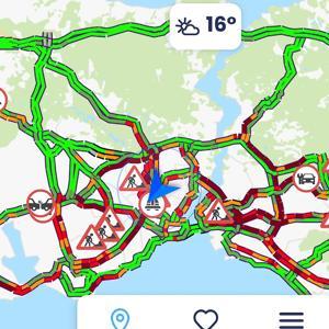 İstanbul- İstanbulda haftanın ilk iş gününde trafik yoğunluğu