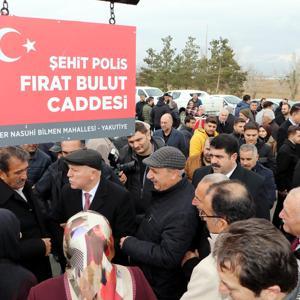 15 Temmuz şehidi polis memurunun ismi caddeye verildi