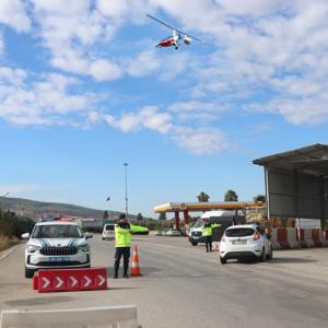 Osmaniye’de cayrokopter destekli trafik ve asayiş denetimi