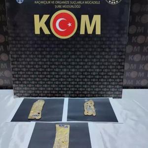 Edirnede 2 kilogram kaçak külçe altın ele geçirildi; 1 gözaltı