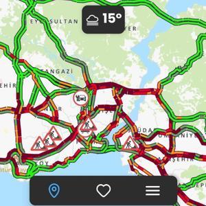 İstanbul- İstanbulda trafik yoğunluğu yüzde 81e ulaştı