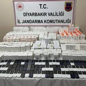 Diyarbakır’da, 1 milyon 20 bin TL’lik kaçak malzeme ele geçirildi